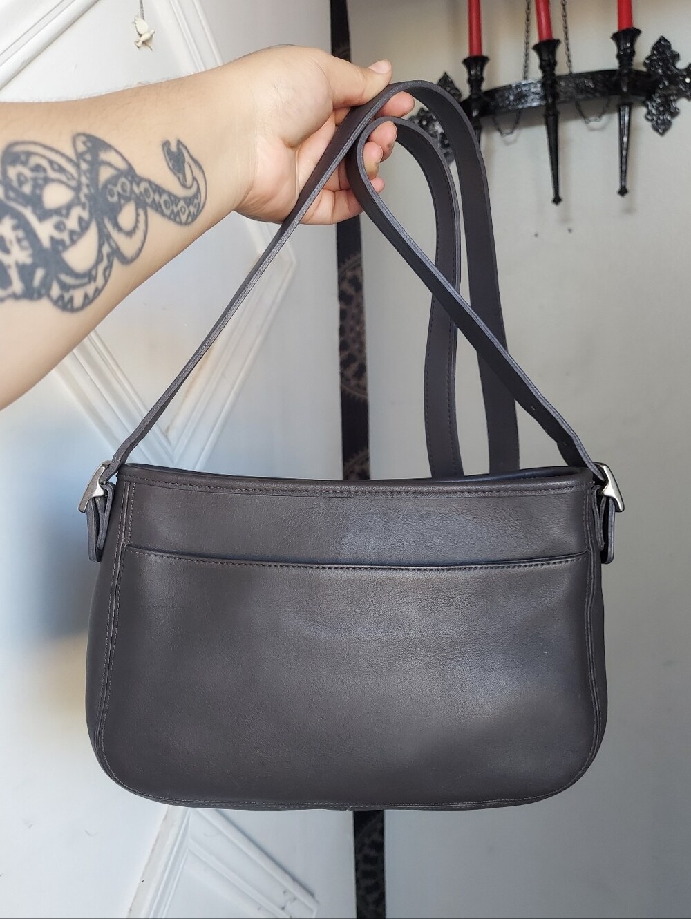 Vintage Coach Gray Chelsea Zip 6000 🌚🩶